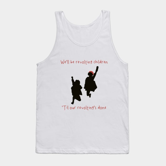 Matilda Revolting Children Red Beret Girl and Bruce Tank Top by TheTreasureStash